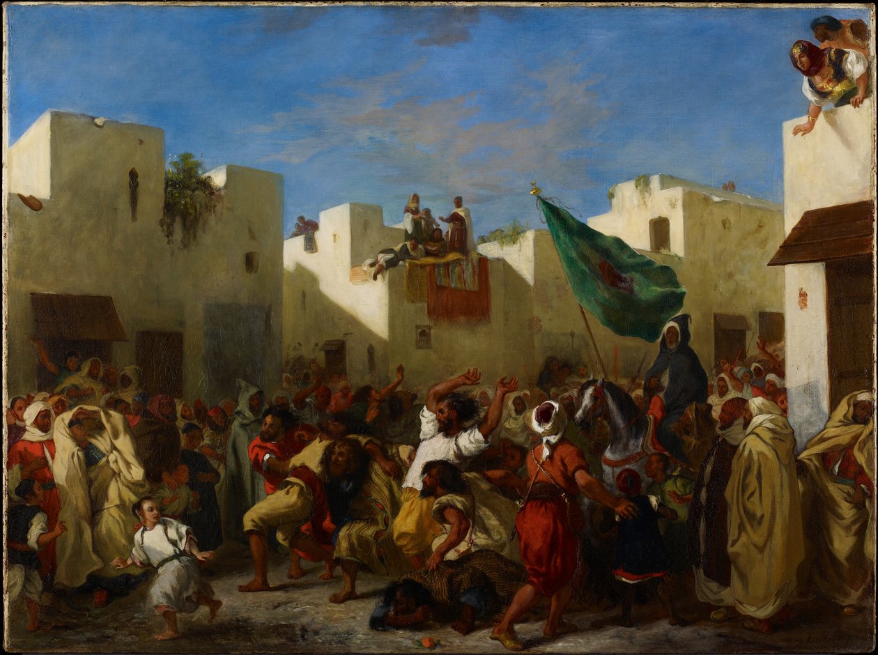 Fanatici di Tangeri, c.1837-38 da Ferdinand Victor Eugene Delacroix