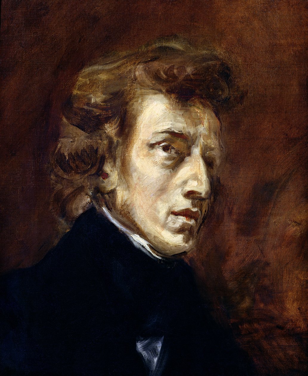 Frédéric Chopin (1810-49) 1838 da Ferdinand Victor Eugene Delacroix