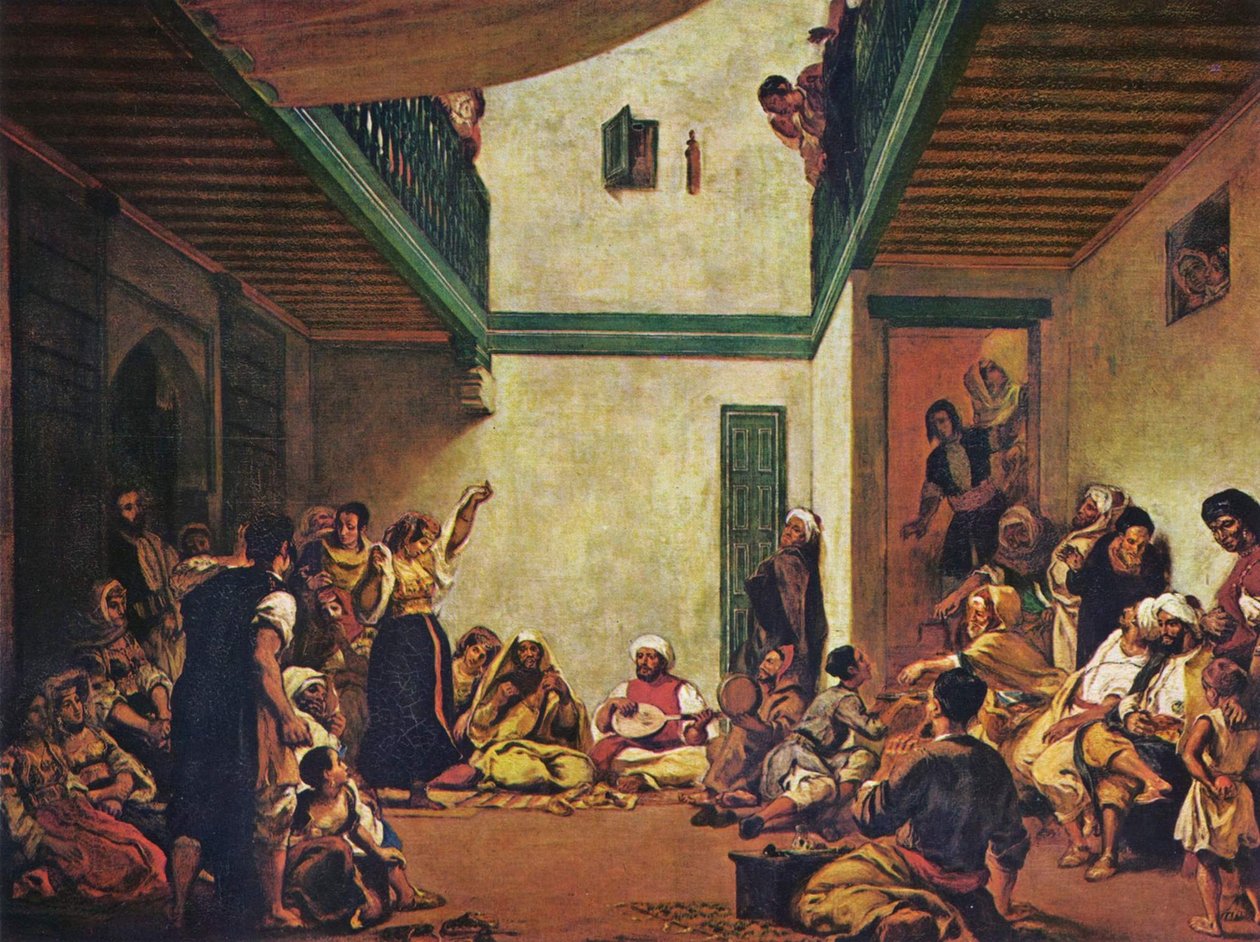 Matrimonio ebraico in Marocco da Ferdinand Victor Eugene Delacroix