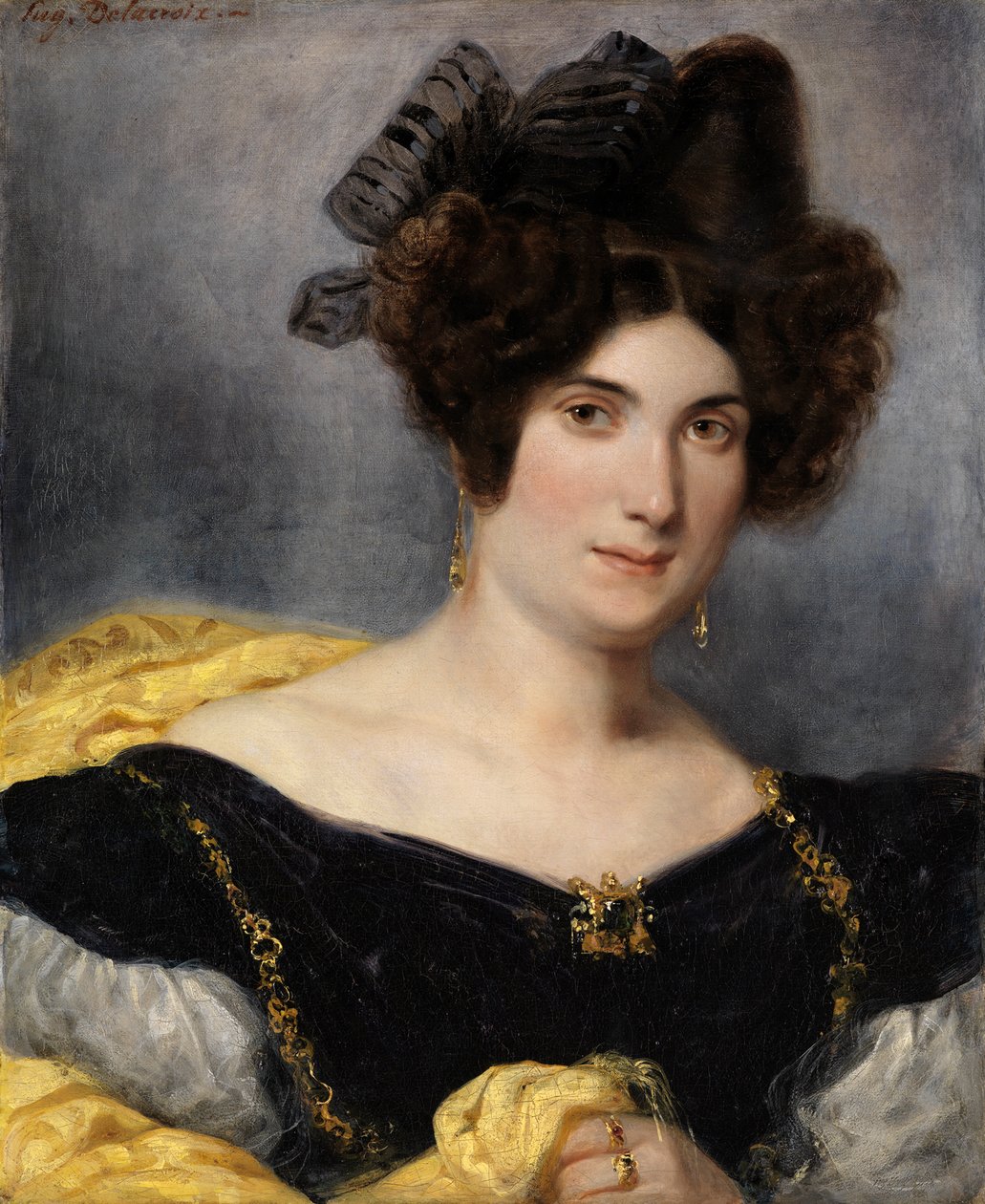 Madame François Simon da Ferdinand Victor Eugene Delacroix