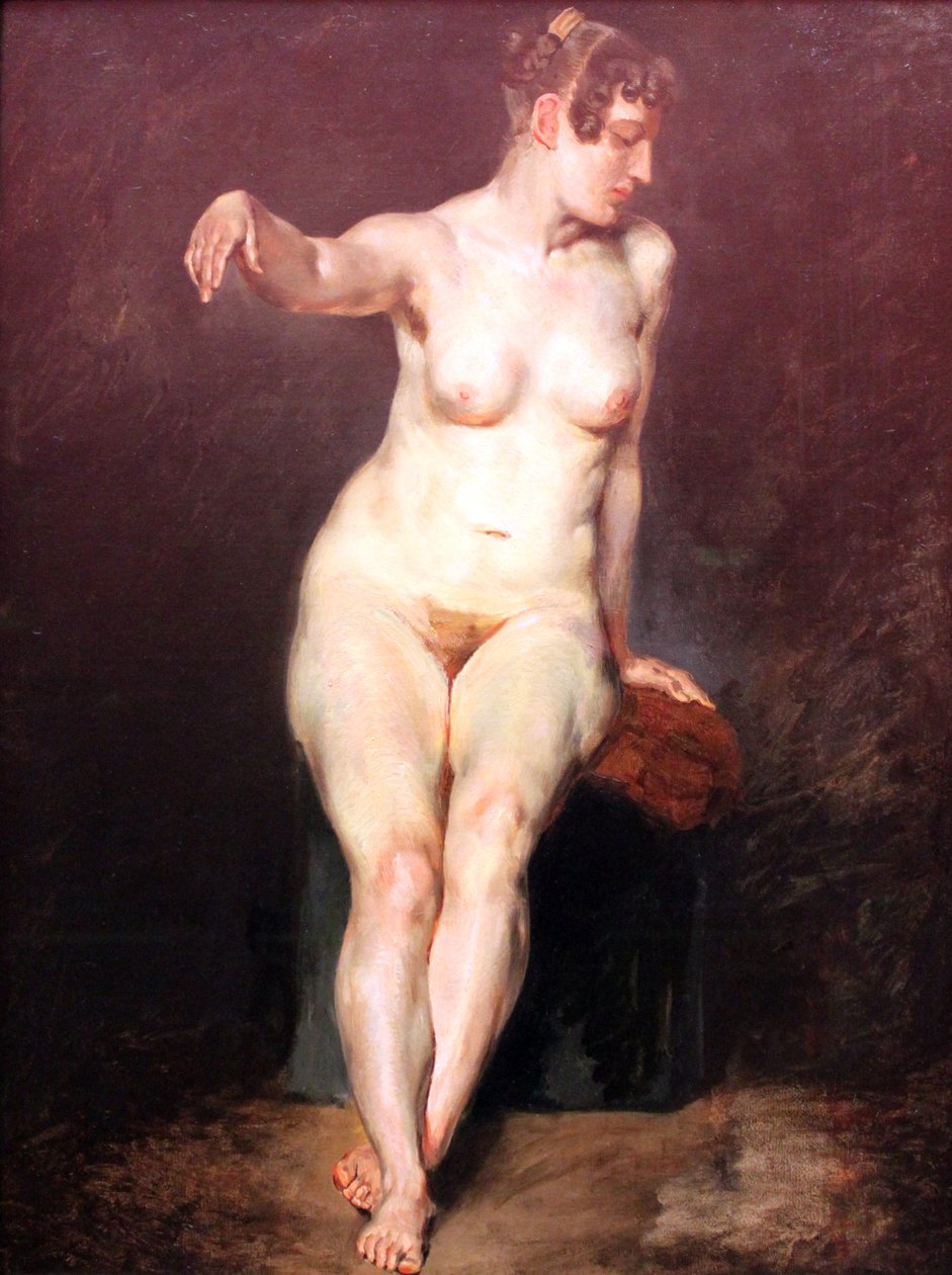 Nudo femminile seduto