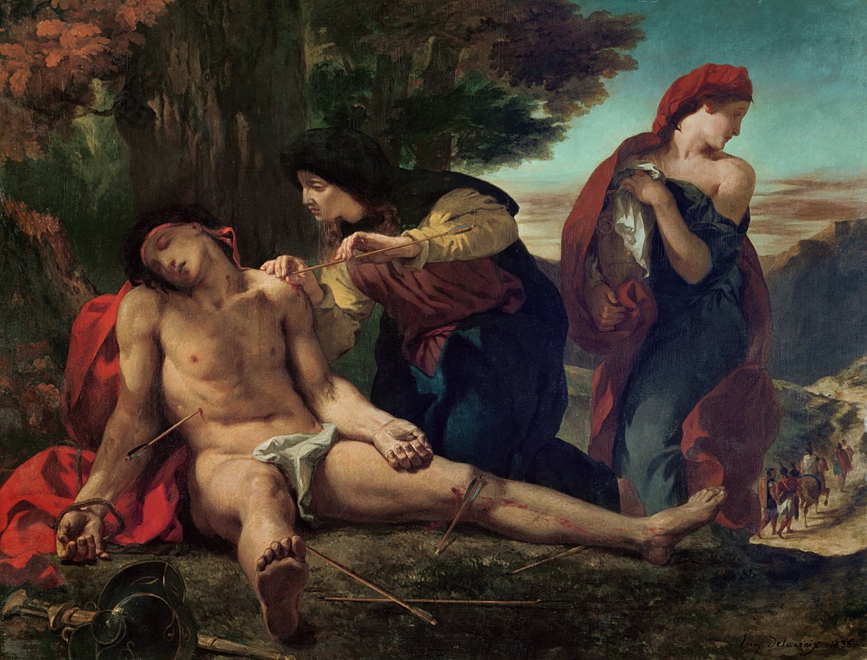 San Sebastiano, 1836 da Ferdinand Victor Eugene Delacroix