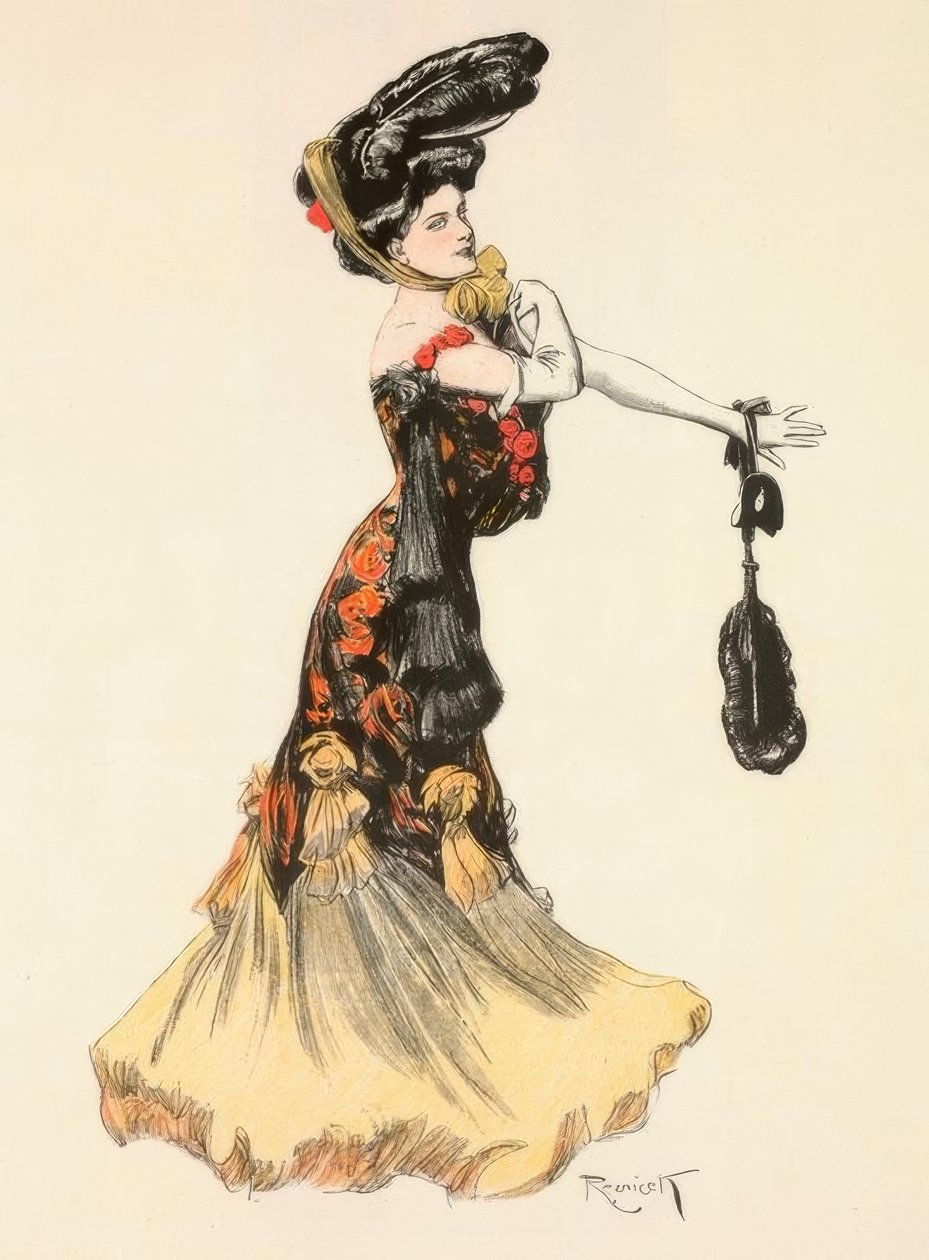 Il risultato. / Il carnevale è stato divertente! Due dei miei amici sono sotto tutela e uno in custodia cautelare. da Ferdinand von Reznicek