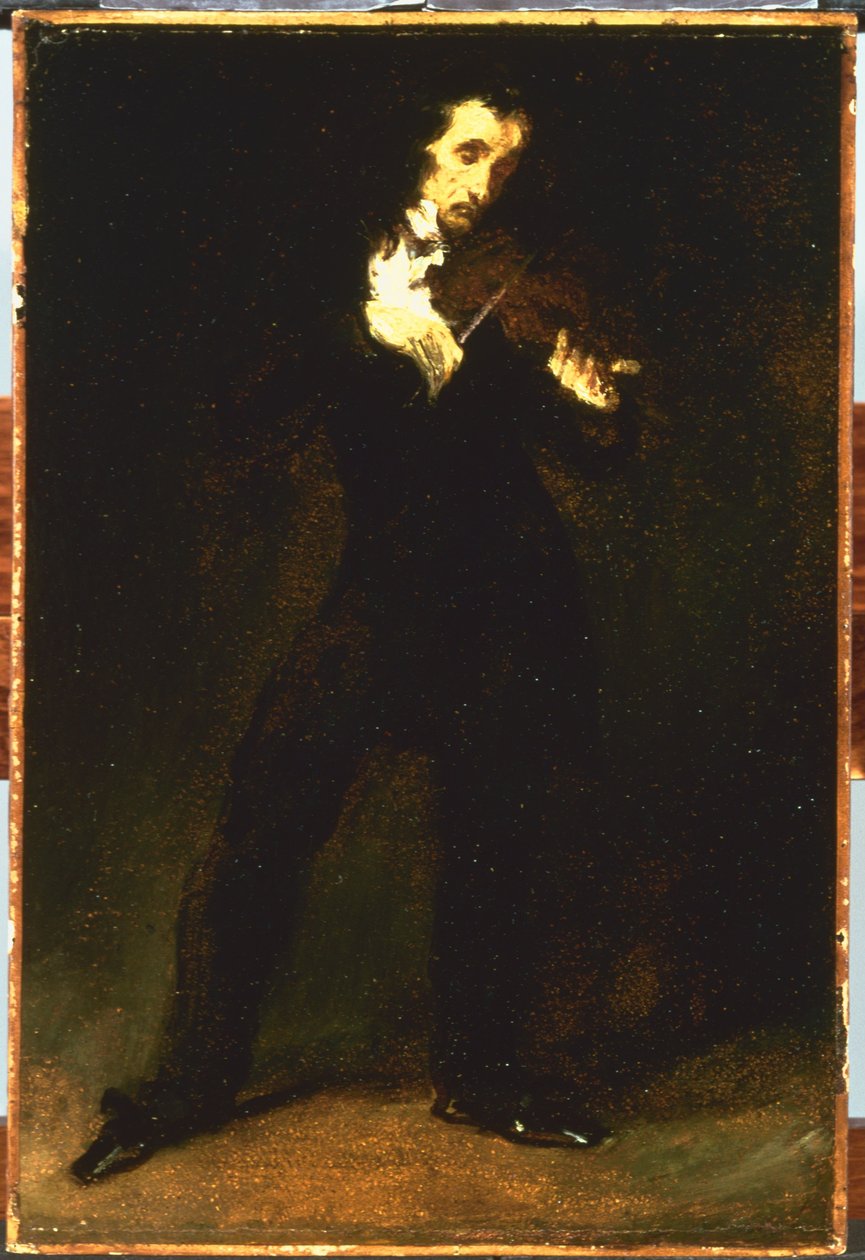 Paganini da Ferdinand Victor Eugene Delacroix