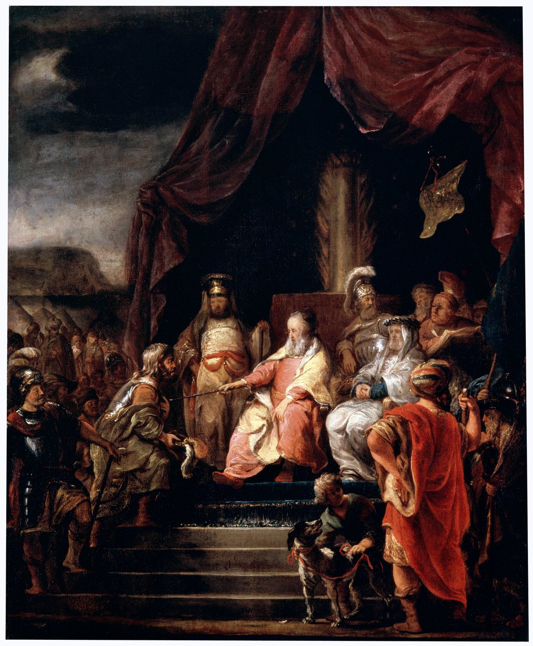 Mosè e Jetro, c1655-c1656 da Ferdinand Bol