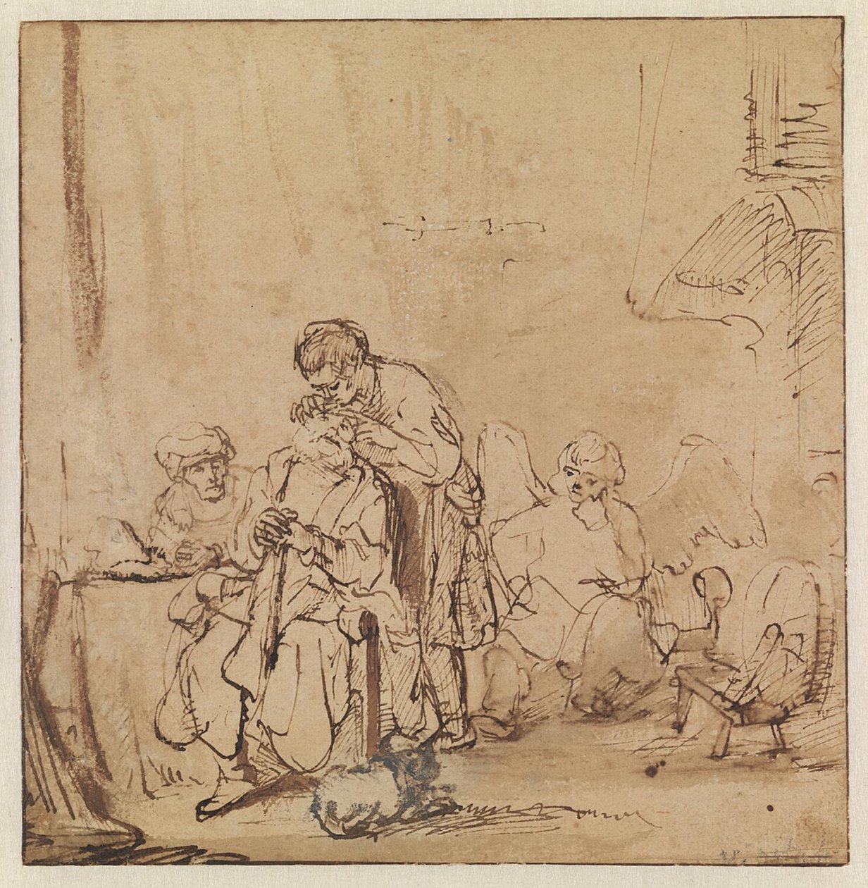 La guarigione di Tobia da Ferdinand Bol