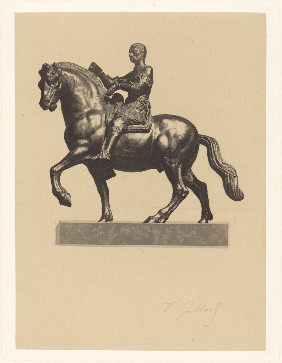 Gattamelata da Ferdinand Gaillard after Donatello