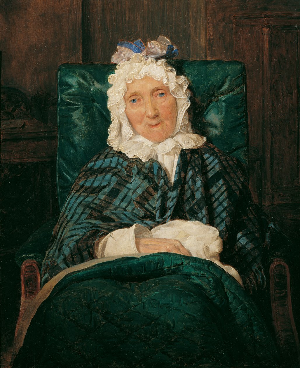 Aloisia Eltz in poltrona da Ferdinand Georg Waldmuller