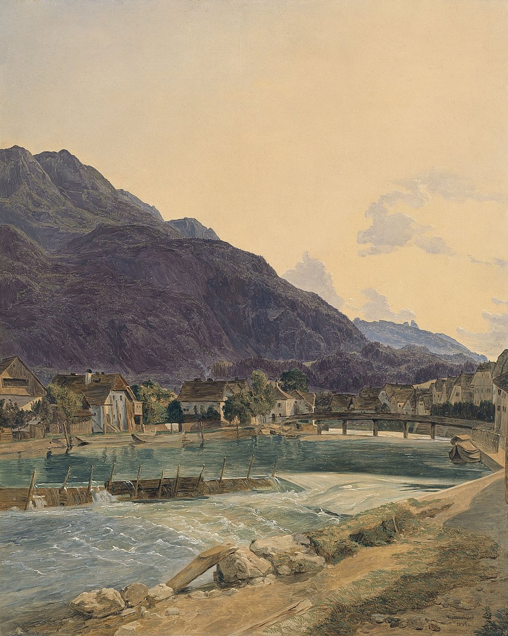 Bad Ischl, 1836 da Ferdinand Georg Waldmuller