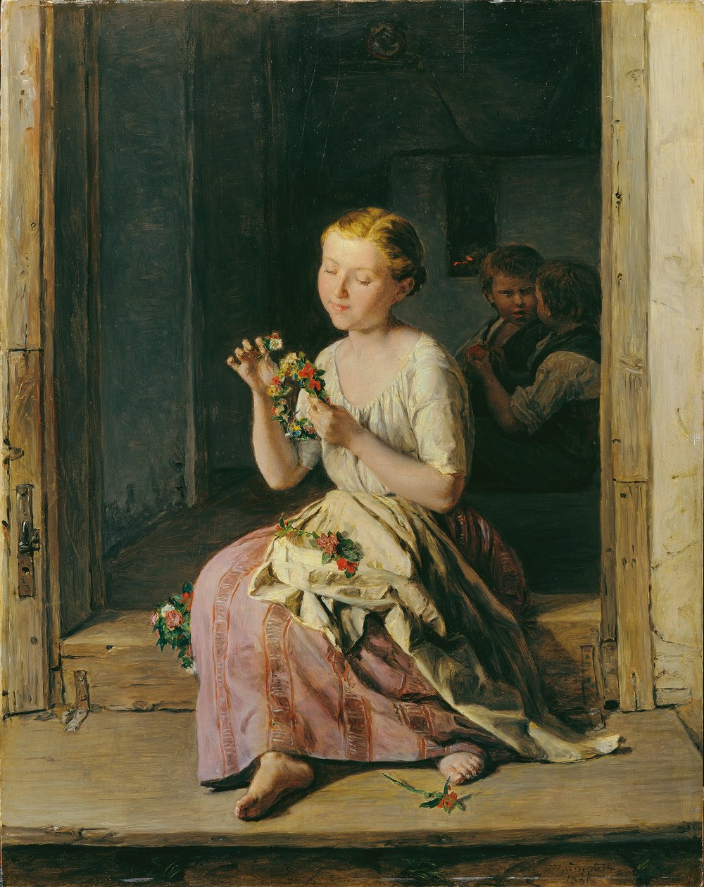 La fiorista da Ferdinand Georg Waldmuller