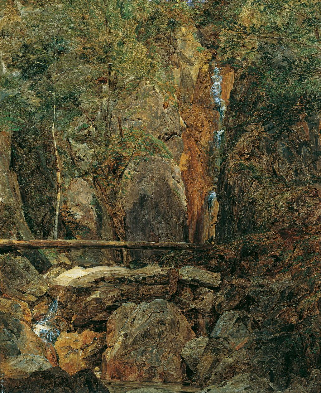 La gola di Rettenbach vicino a Ischl da Ferdinand Georg Waldmuller
