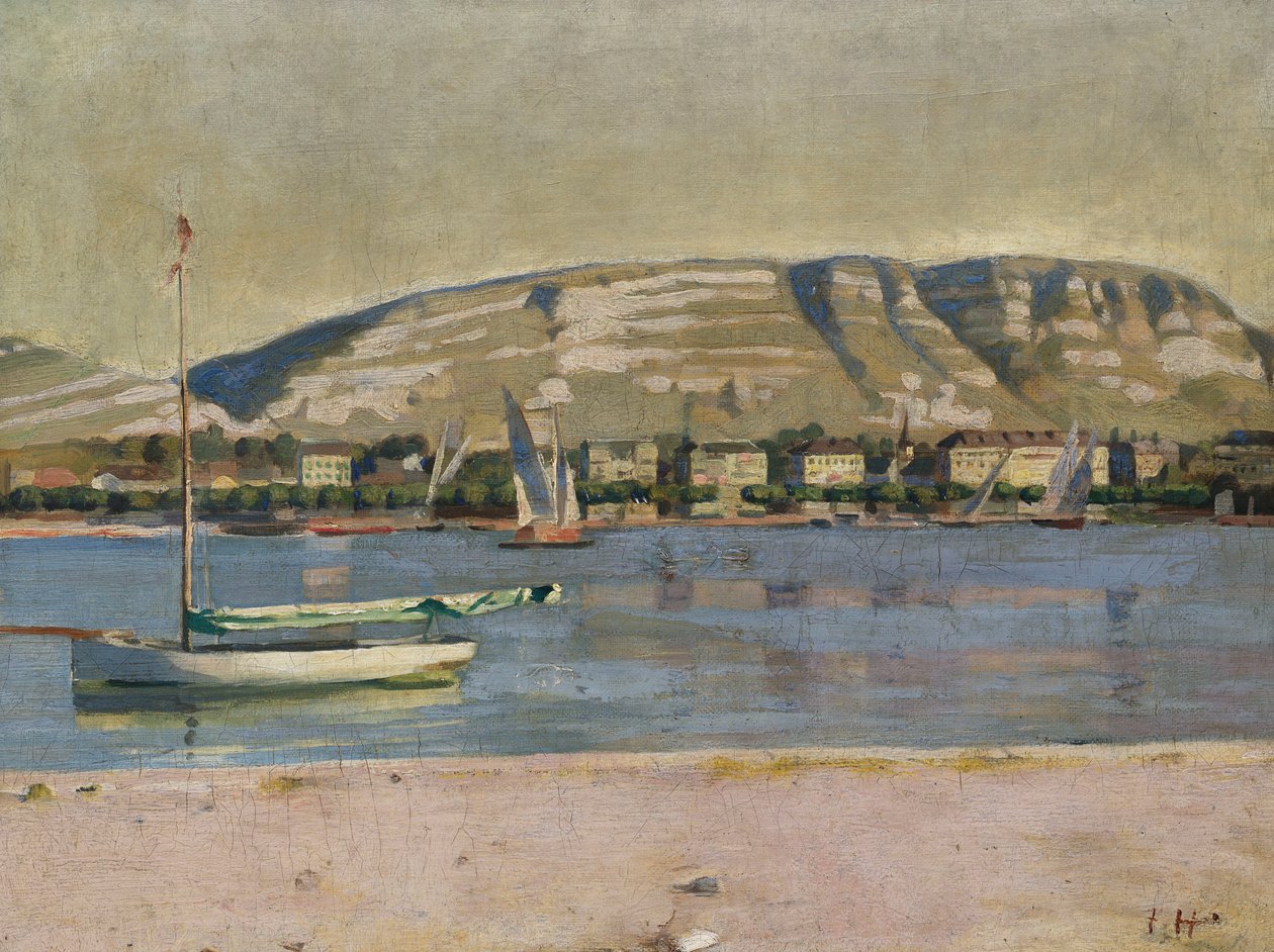 Porto di Ginevra e il Saleve da Ferdinand Hodler