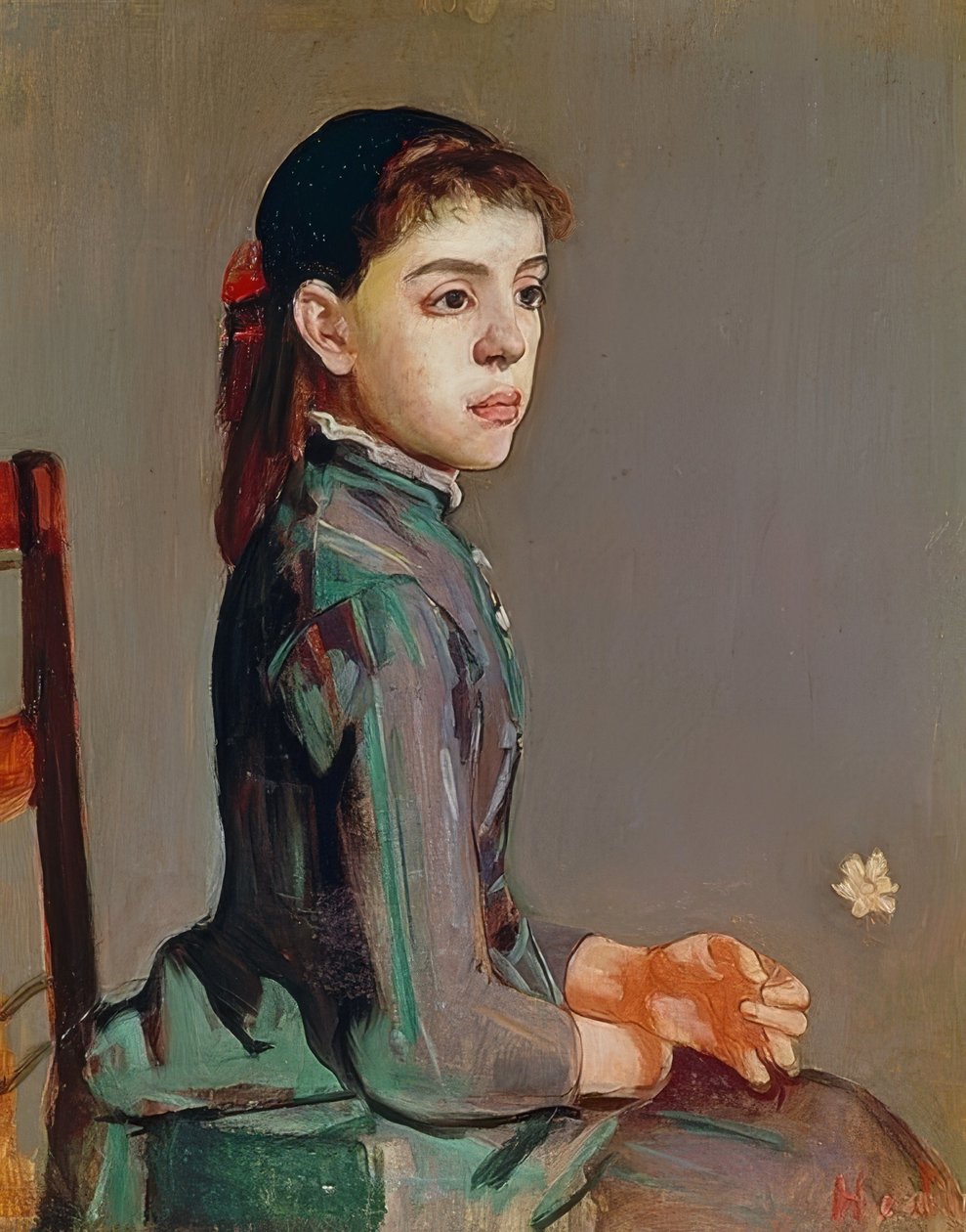 Giovane ragazza - Louise Duchosal da Ferdinand Hodler