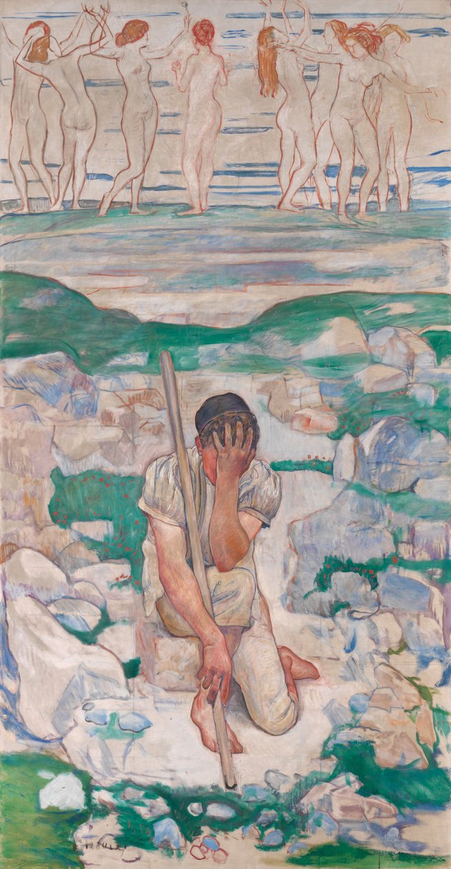 Il sogno del pastore da Ferdinand Hodler