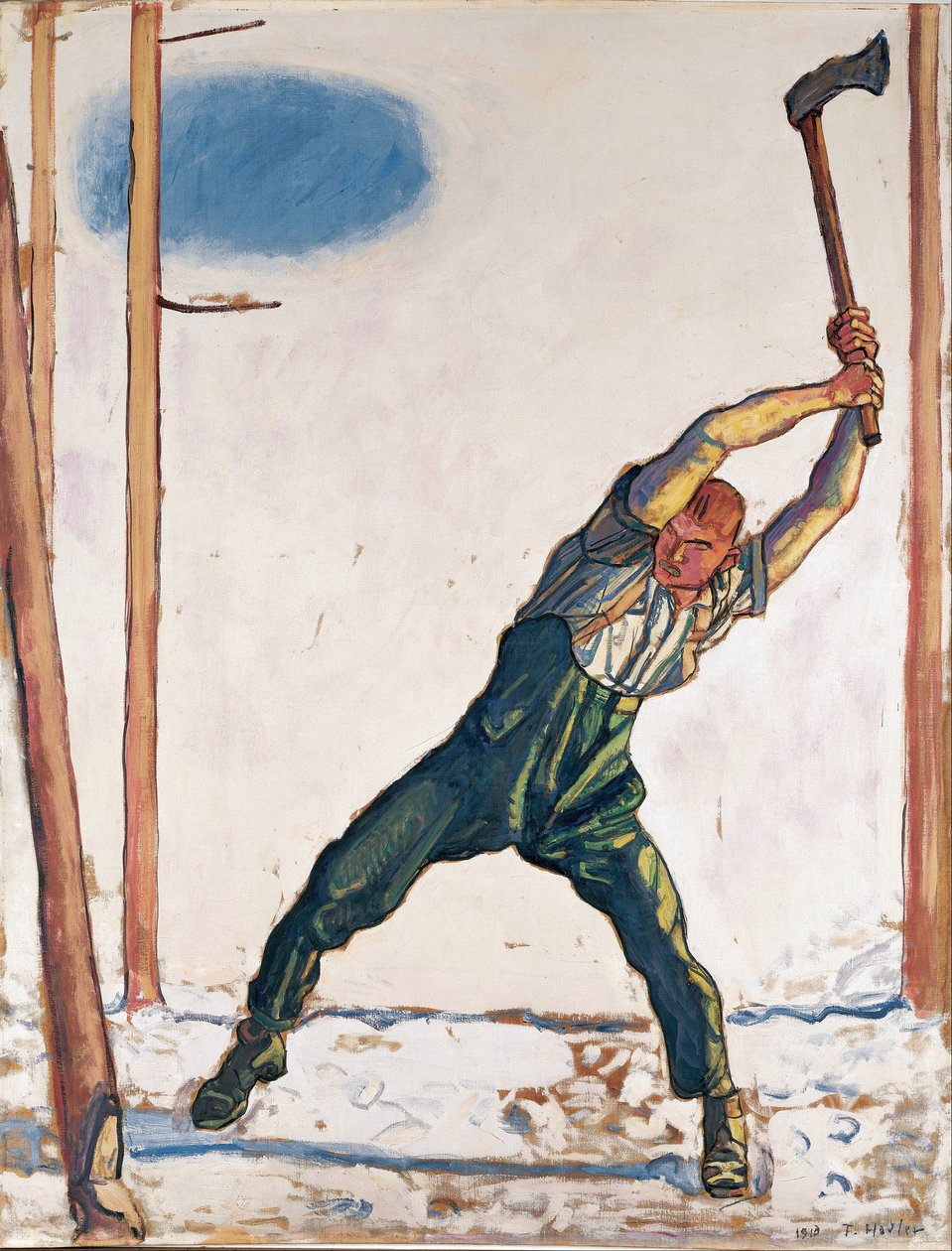 Il taglialegna da Ferdinand Hodler