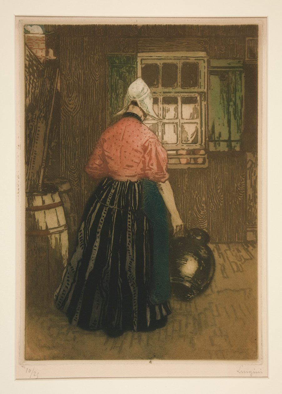 La donna con la brocca da Ferdinand Jean Luigini