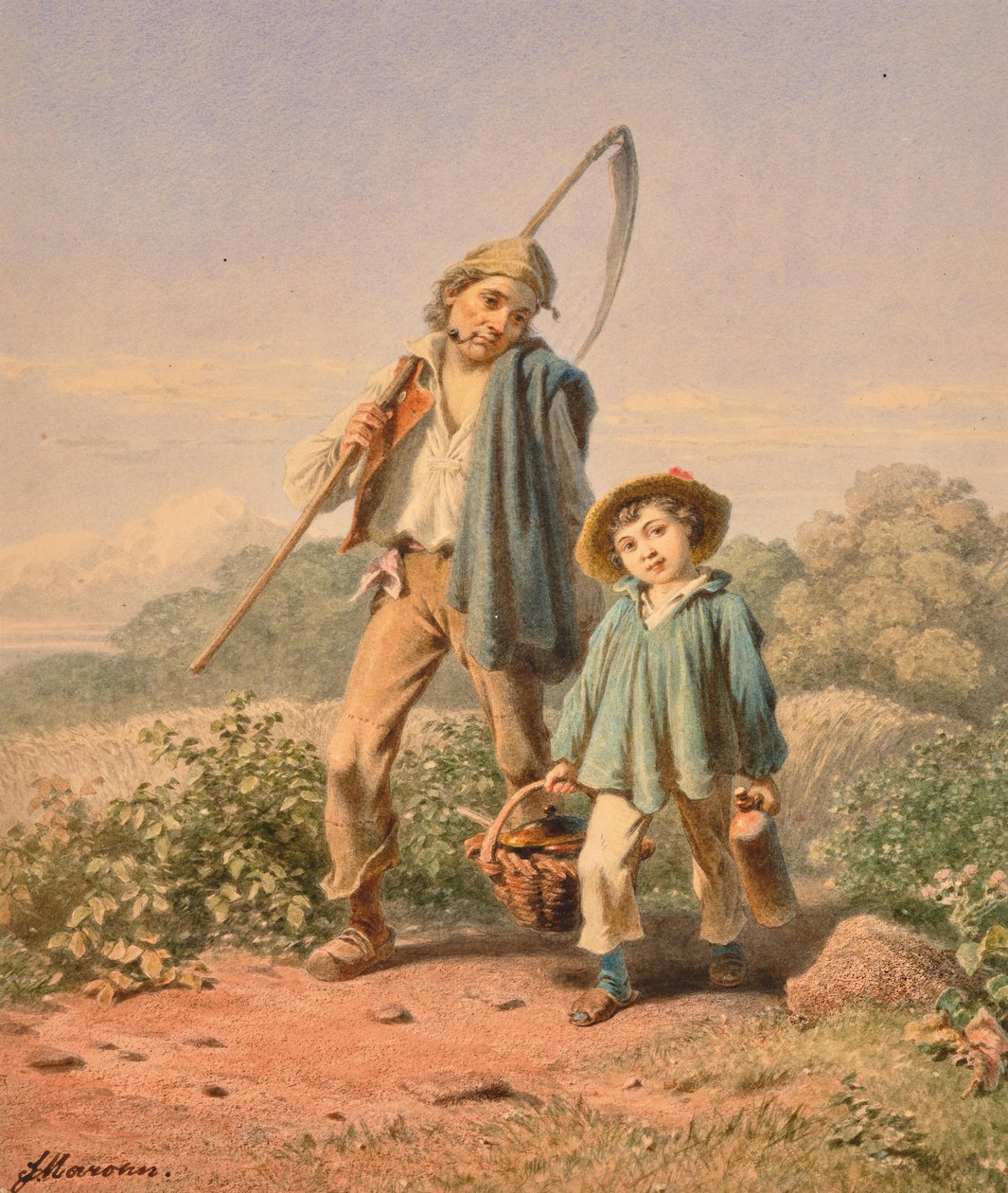 Ferdinand Mahron Weg zum Feld 1 da Ferdinand Marohn