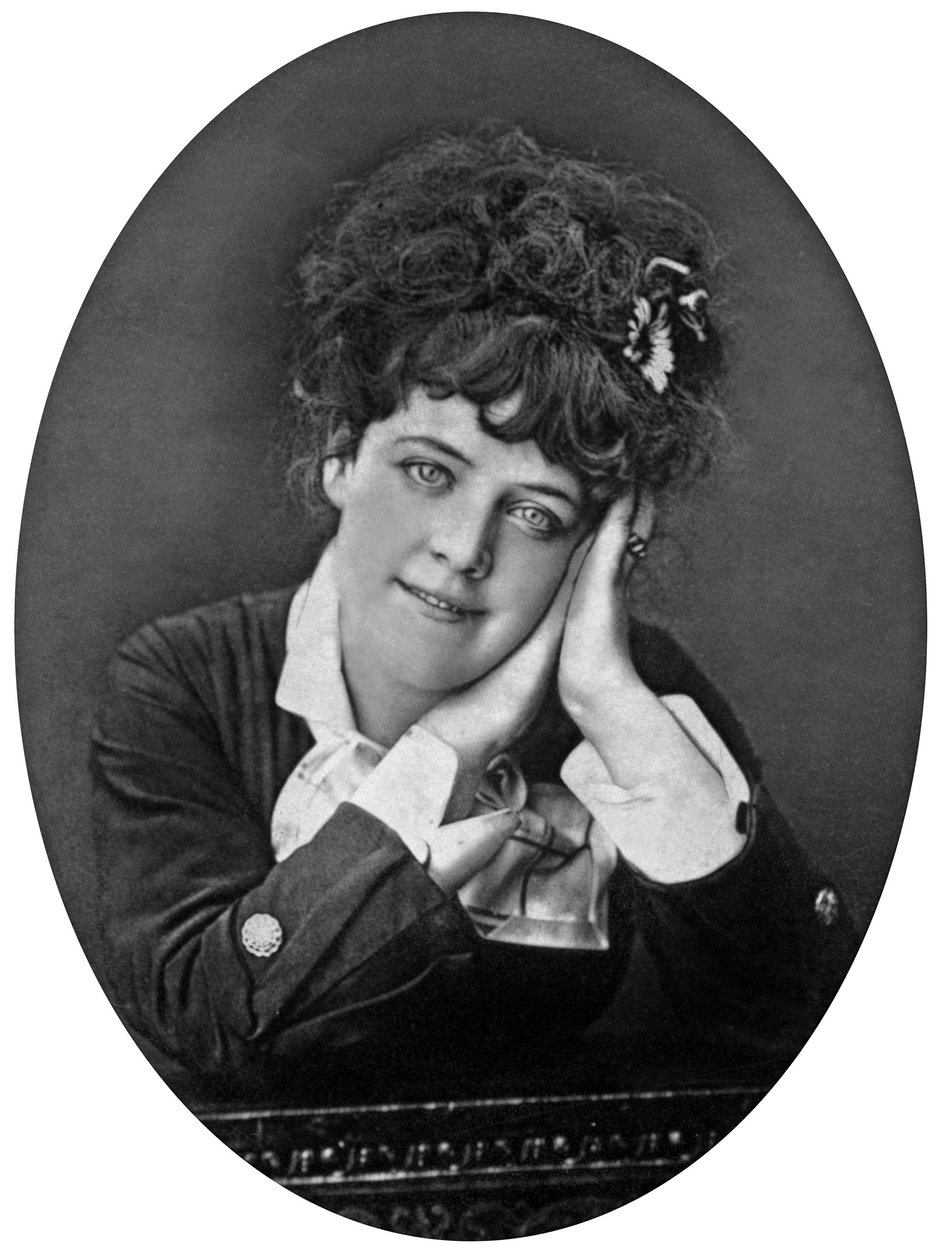 Jeanne Samary, attrice e modella francese da Ferdinand Mulnier
