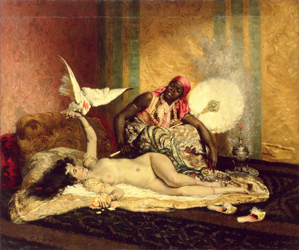 Odalisca (La Sultana), metà degli anni 1870 da Ferdinand Roybet