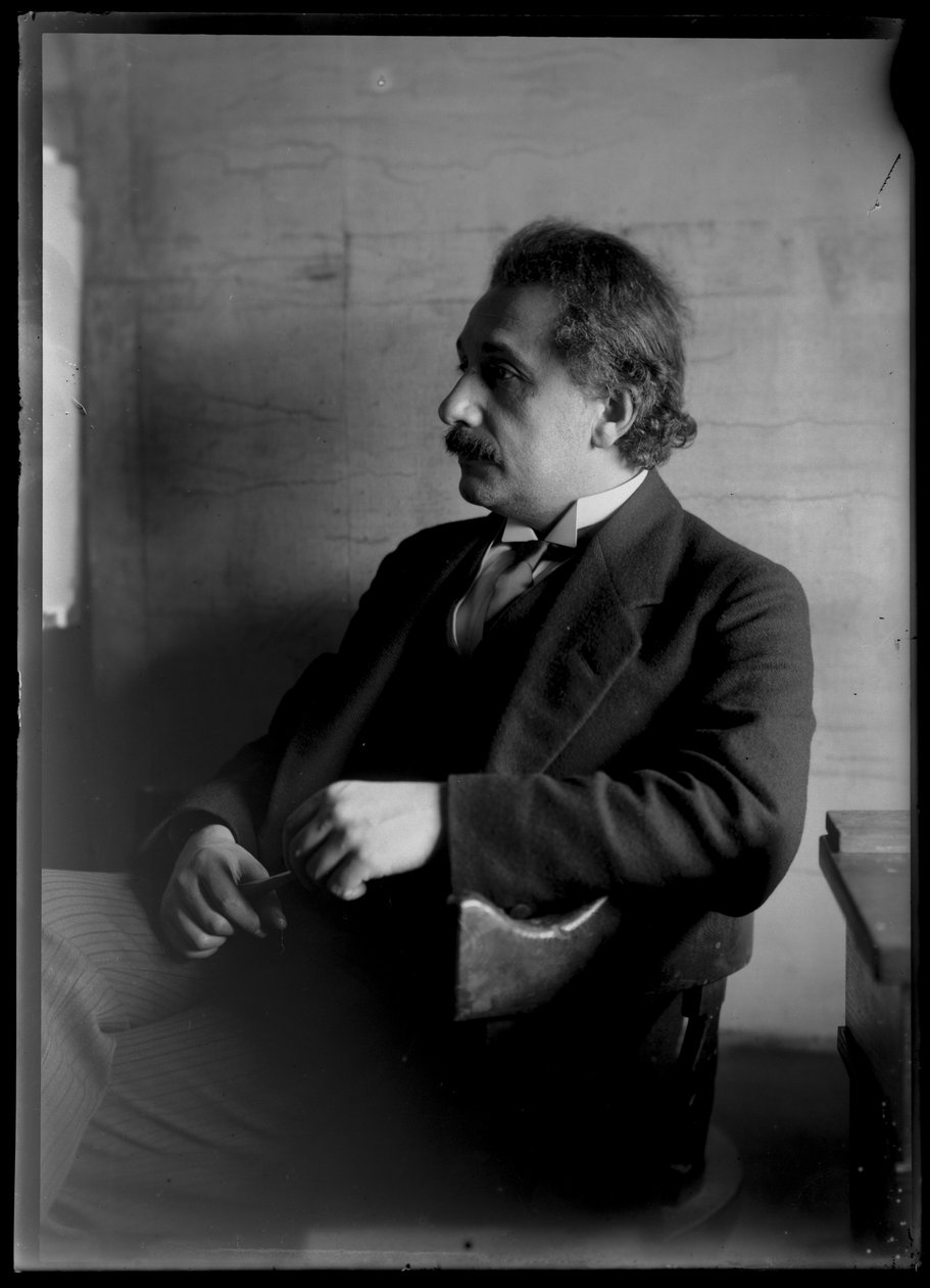 Albert Einstein (1879-1955) da Ferdinand Schmutzer