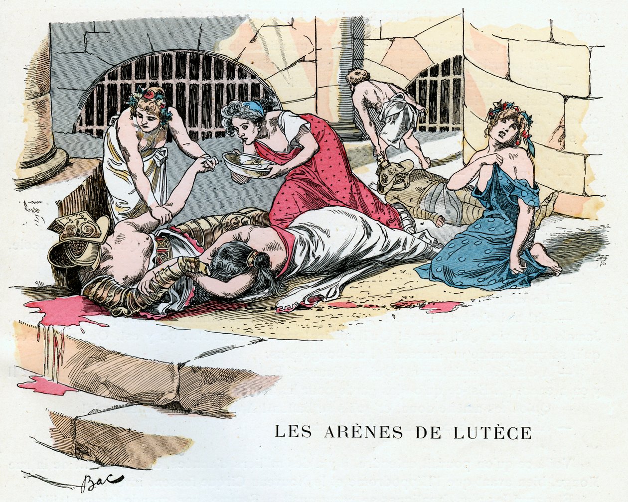 Le arene di Lutetia, c1870-1950 da Ferdinand Sigismund Bac