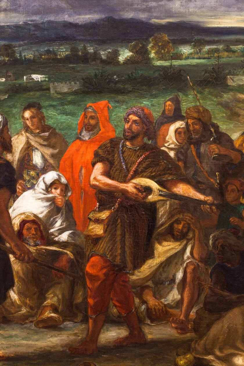 Comici o buffoni arabi da Ferdinand Victor Eugene Delacroix