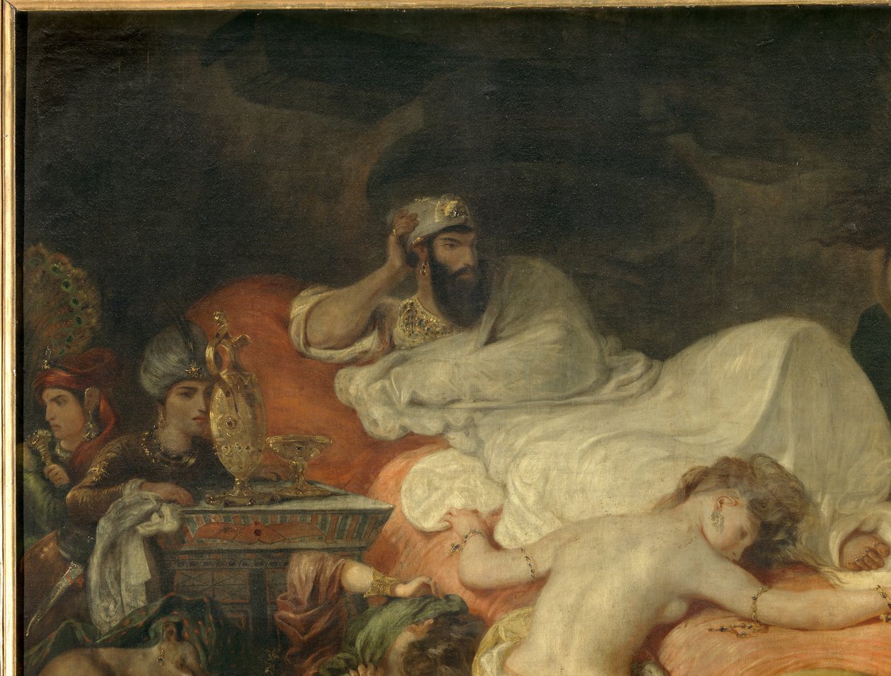 (dettaglio) Morte di Sardanapalo da Ferdinand Victor Eugene Delacroix