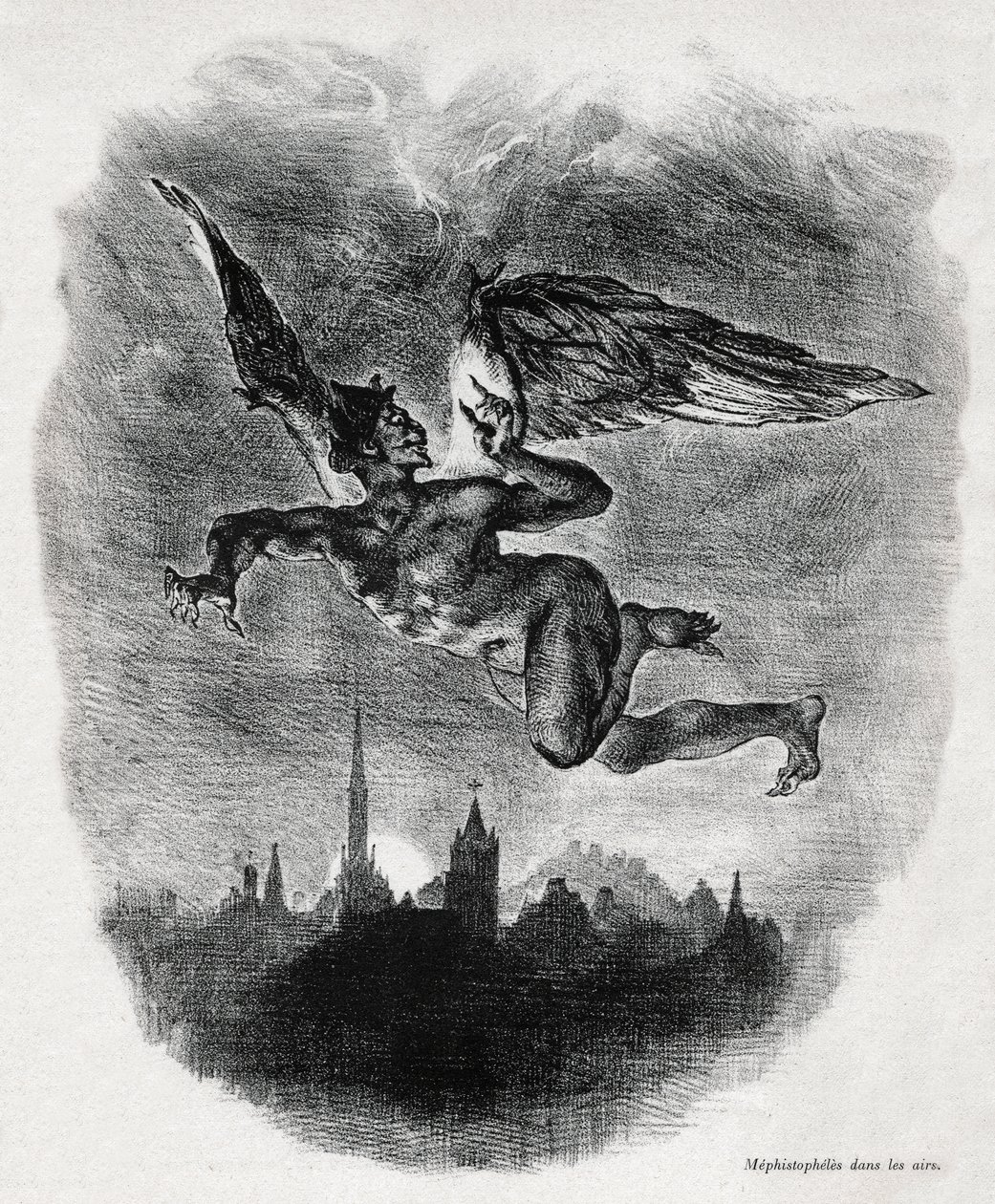 Mefistofele da Ferdinand Victor Eugene Delacroix