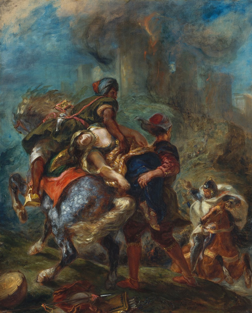 Il rapimento di Rebecca da Ferdinand Victor Eugene Delacroix