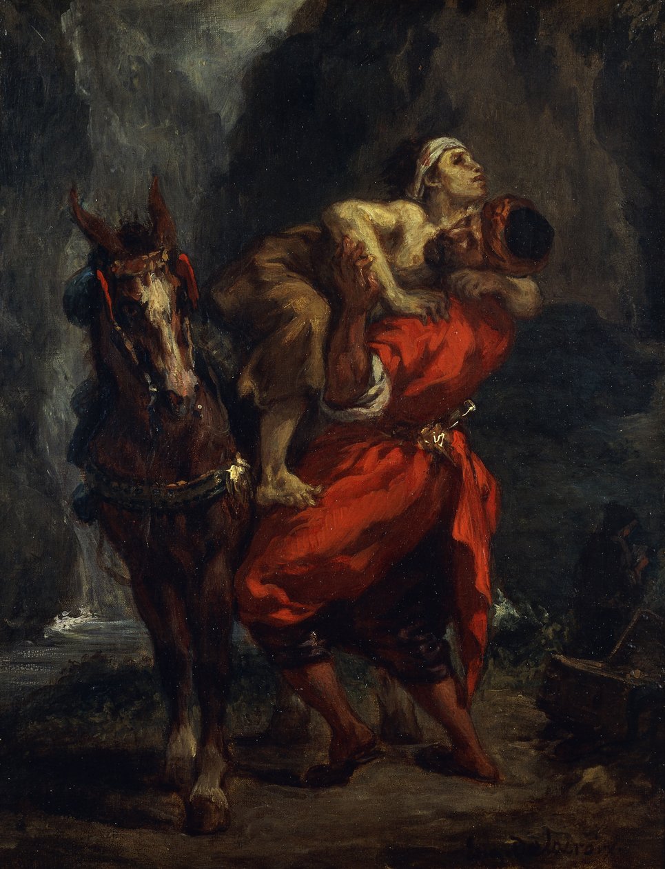 Il buon samaritano da Ferdinand Victor Eugene Delacroix