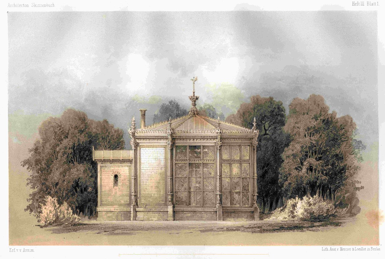 Berlino Schloss Glienicke casa del canarino da Ferdinand von Arnim