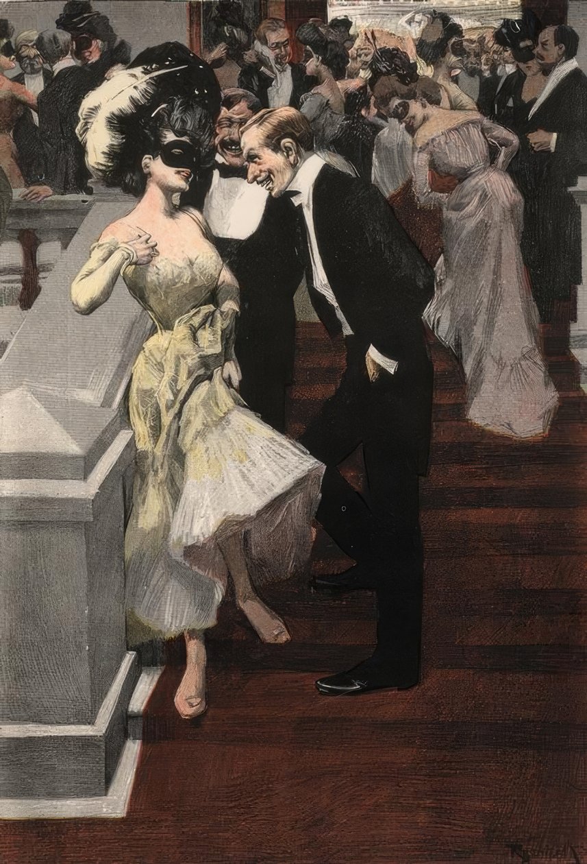 Reznicek / Bal pare / da: Galante Welt/1904 da Ferdinand von Reznicek