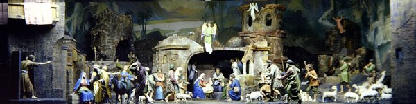 Scena panoramica della Natività, 1924 da Ferdinando School of Plattners