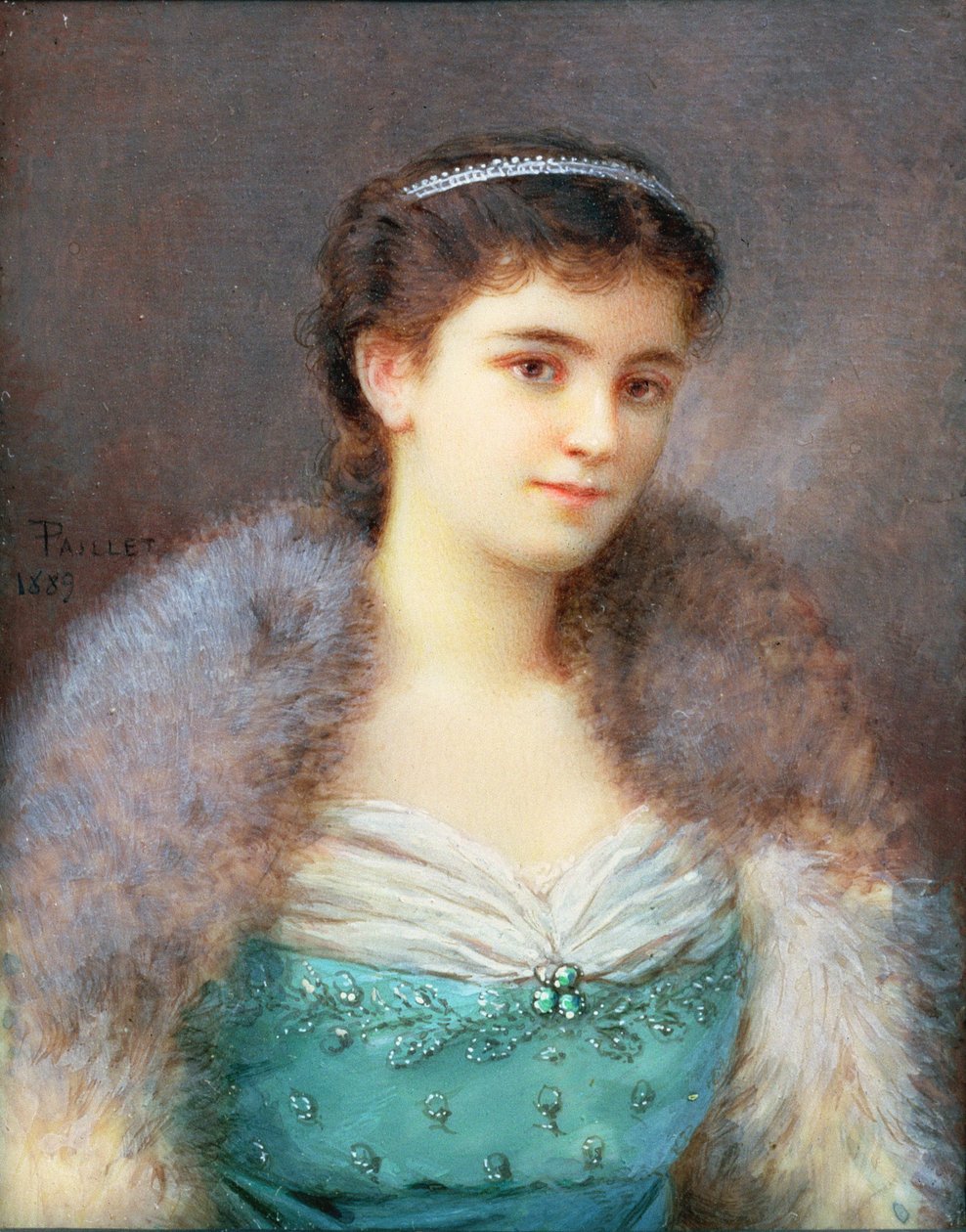 Mary Victoria Leiter, Lady Curzon (1870-1906) 1889 da Fernand Paillet