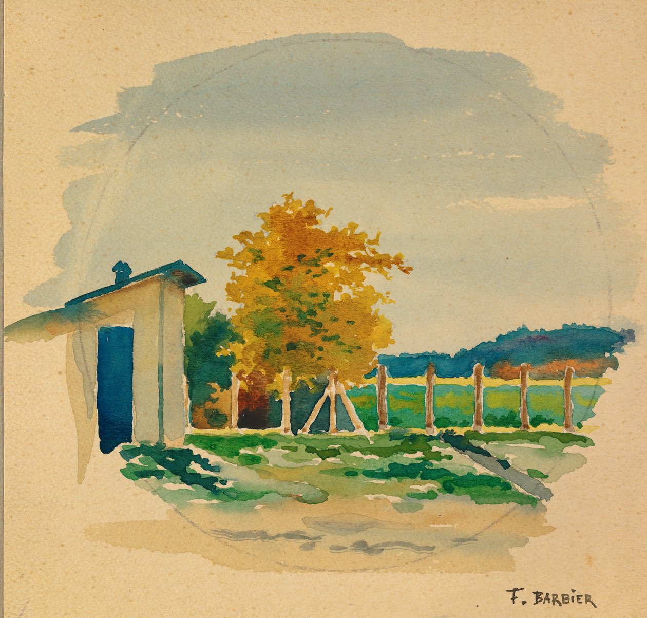 Campo di Gustrow da Fernand Barbier