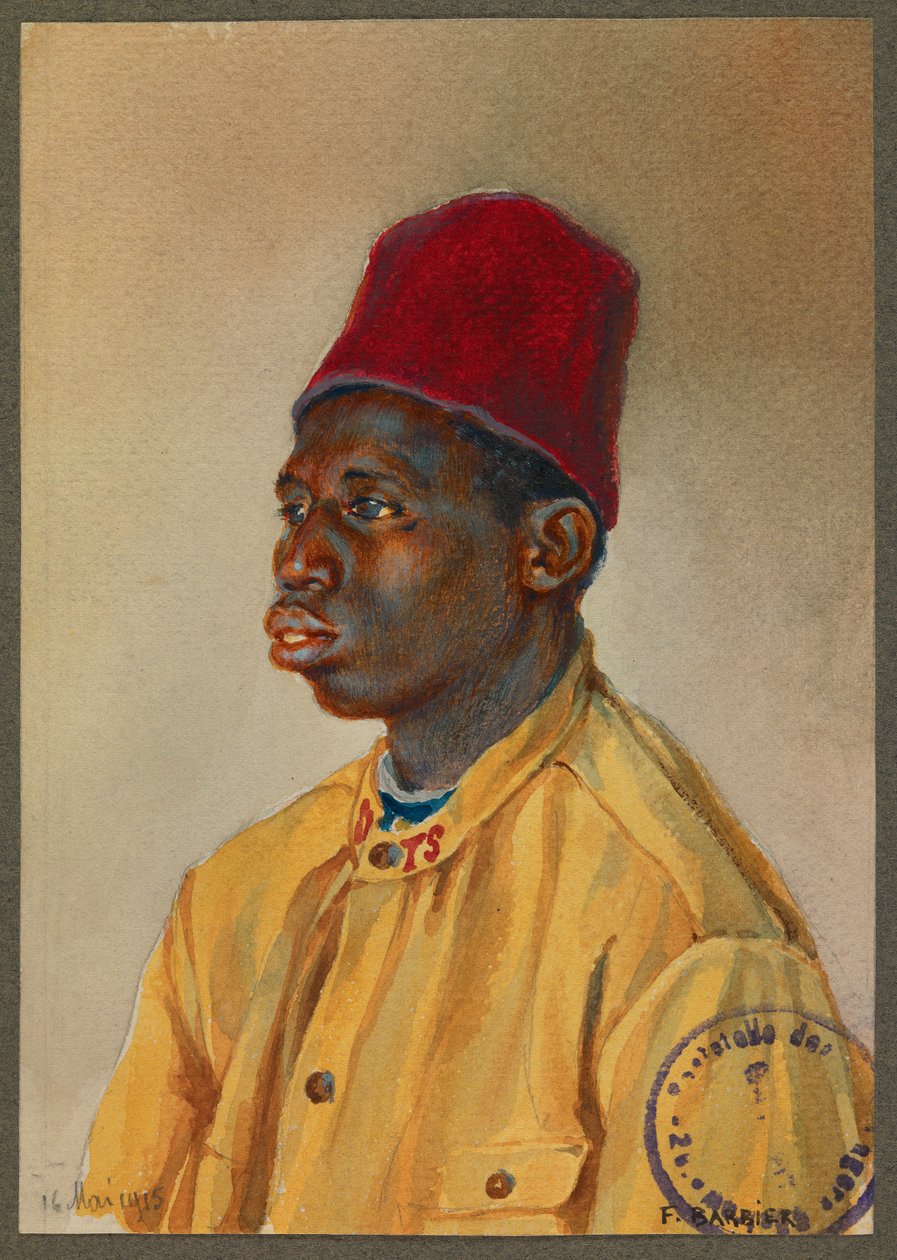 Madion - Diouf , soldato senegalese, Gustrow da Fernand Barbier