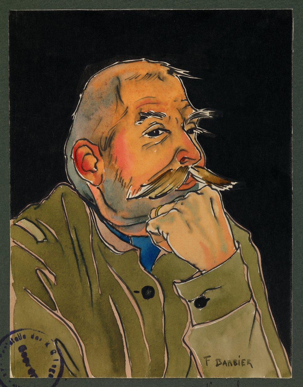 Sergente Lecacheux, Gustrow da Fernand Barbier