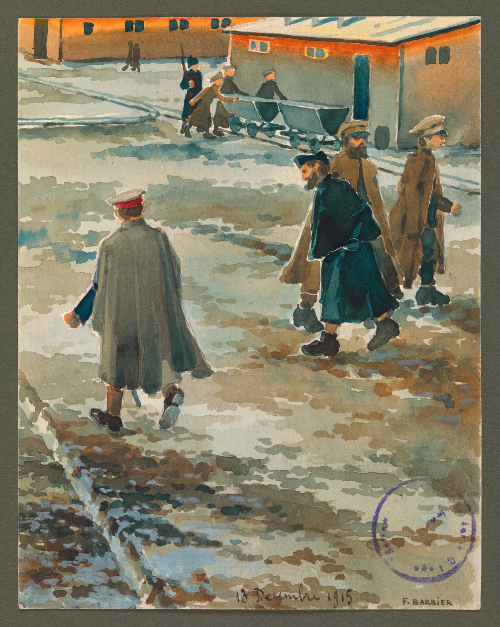 Il Corvee a Gustrow da Fernand Barbier
