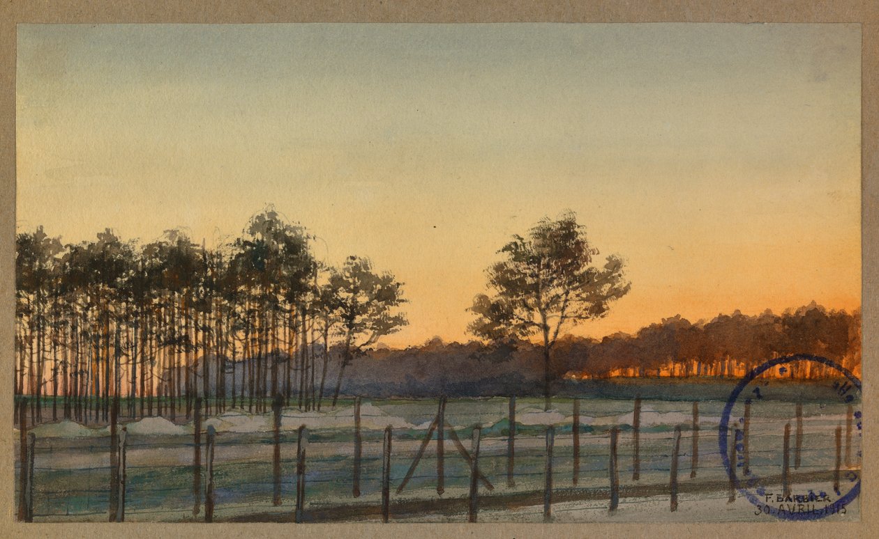 Vista sul Bois des Sapins da Fernand Barbier