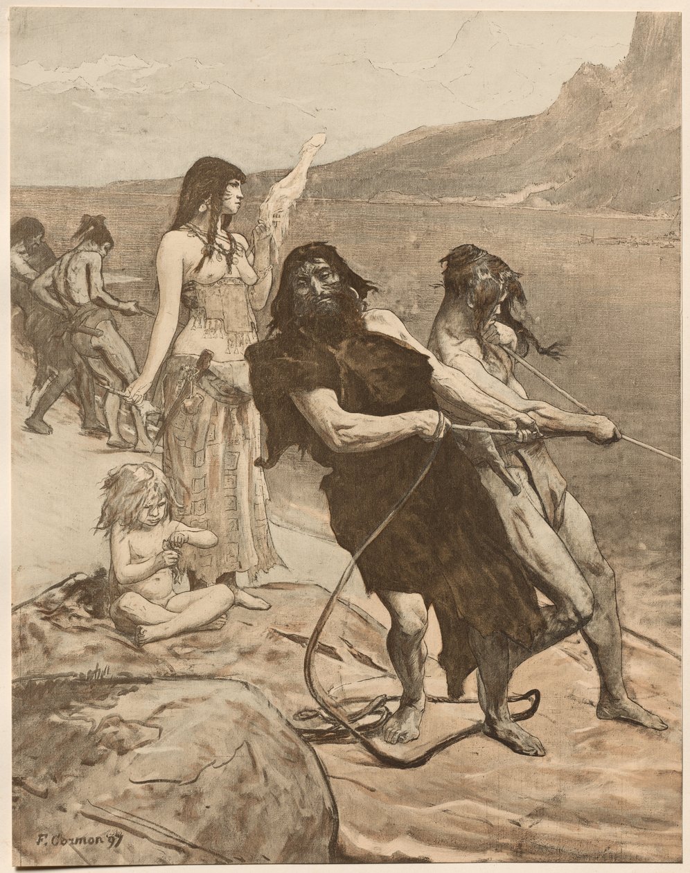 Città Lacustre da Fernand Cormon
