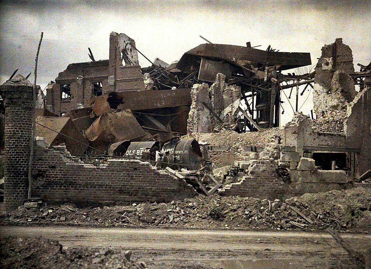 Rovine, Aisne, Francia, 1917 da Fernand Cuville