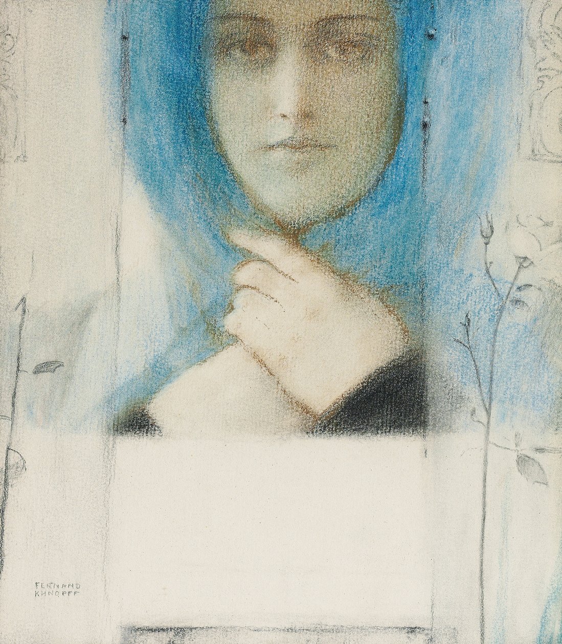 Clematis, c.1914 da Fernand Khnopff