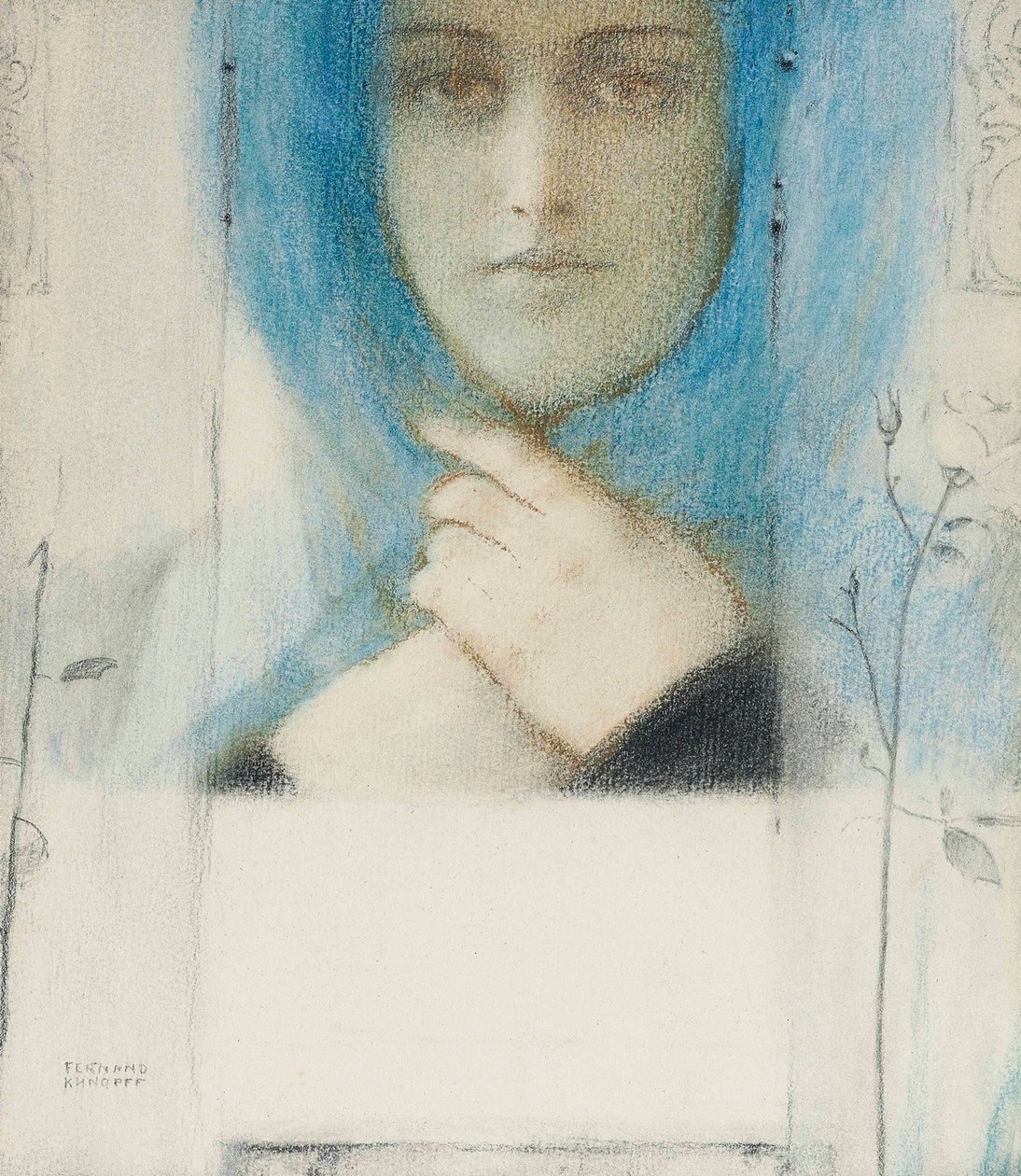 Clematide, c. 1914 da Fernand Khnopff