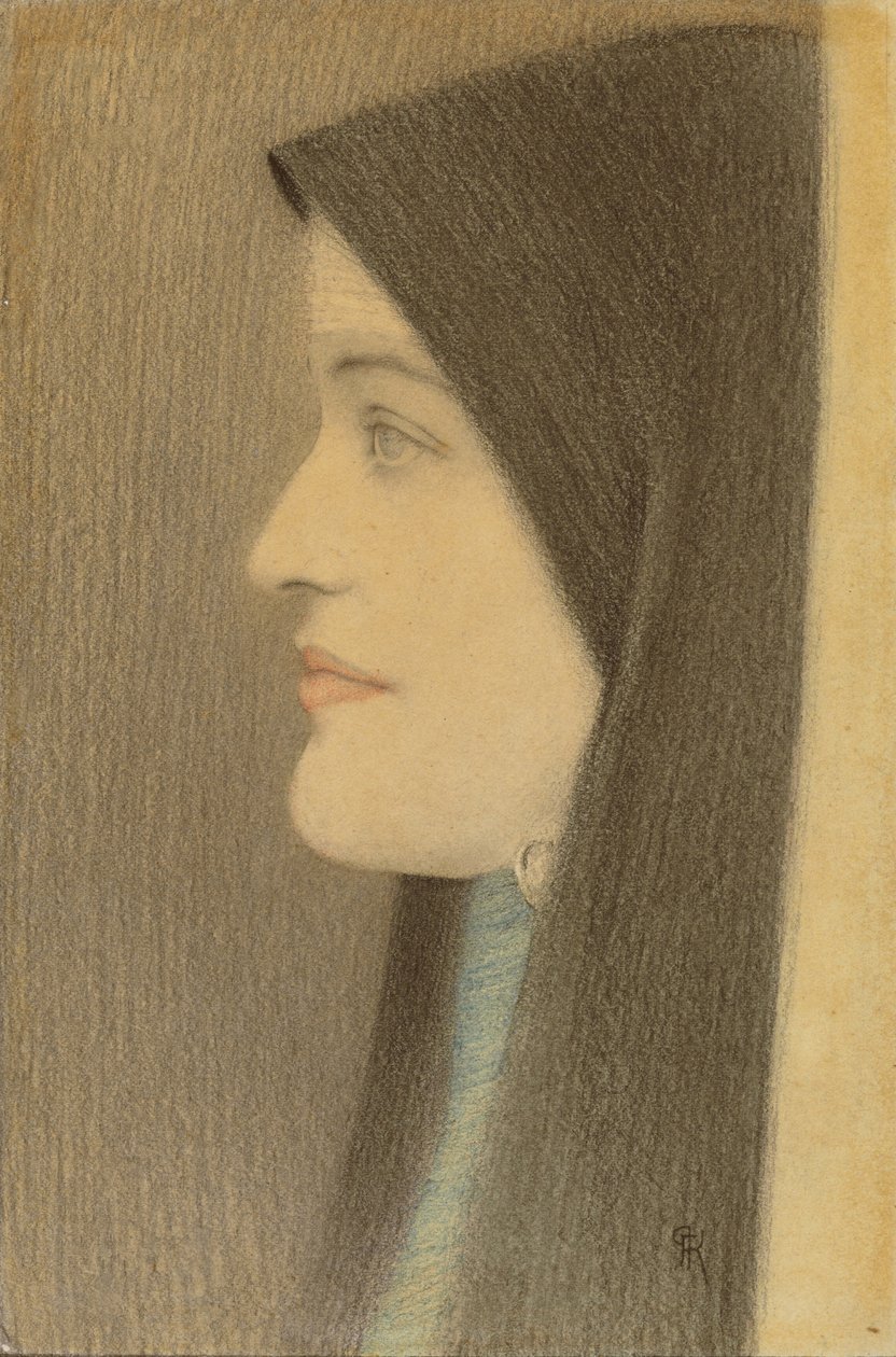 Studio di donna, c.1910 da Fernand Khnopff