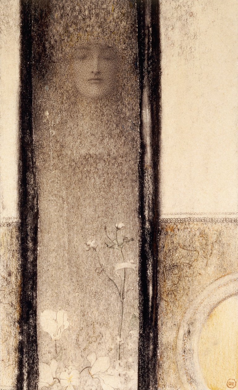 Femme Mysterieuse, c.1909 da Fernand Khnopff