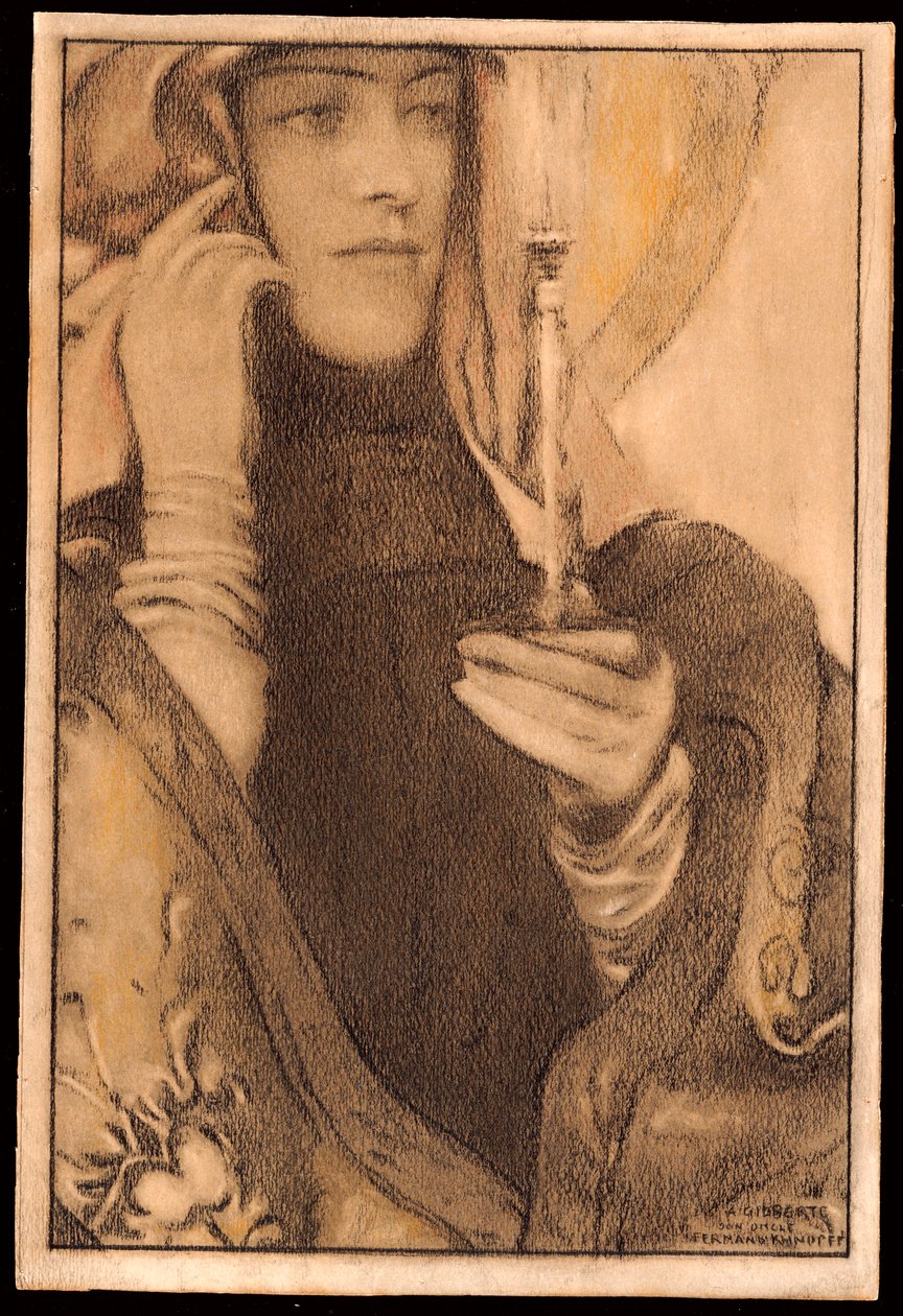 Incenso, 1917 da Fernand Khnopff