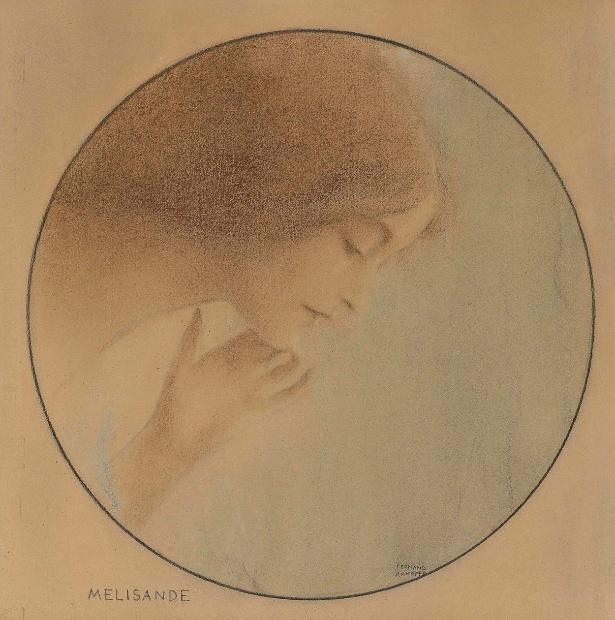 Mélisande, 1907 da Fernand Khnopff