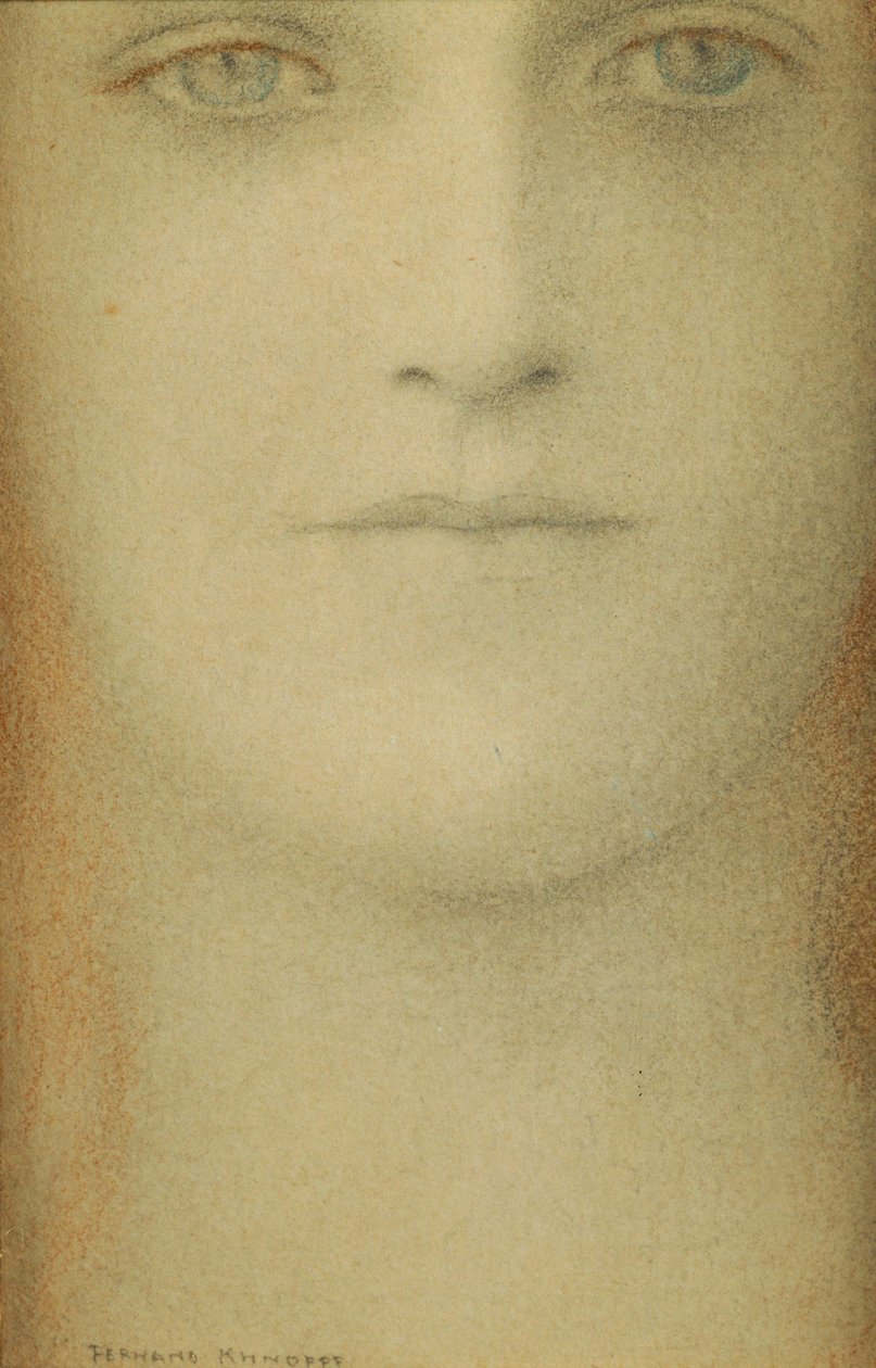 Studio di una donna, 1890 da Fernand Khnopff