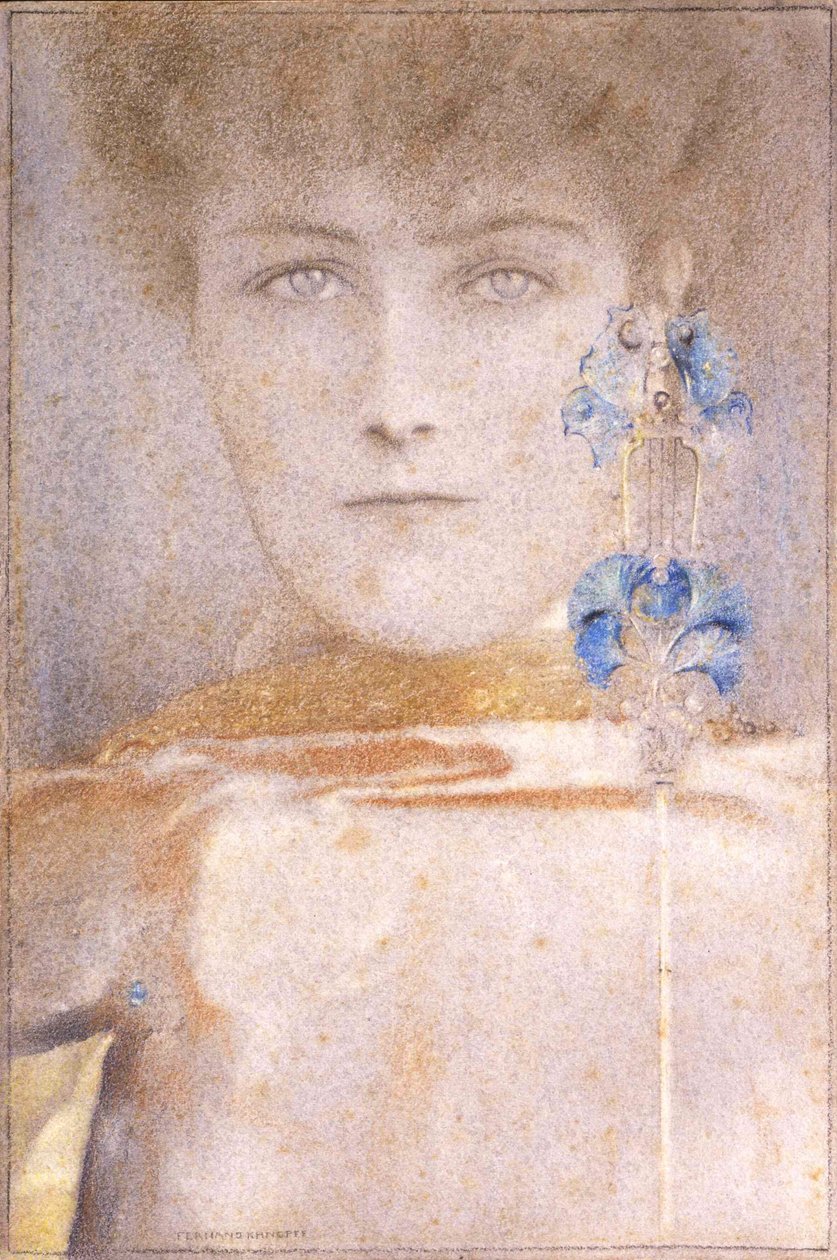 Maschera bianca da Fernand Khnopff