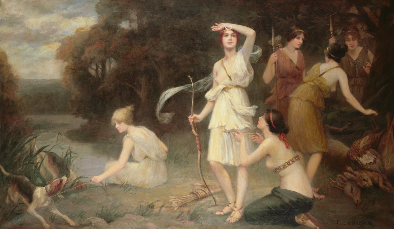 Diana e le sue Ancelle da Fernand Le Quesne